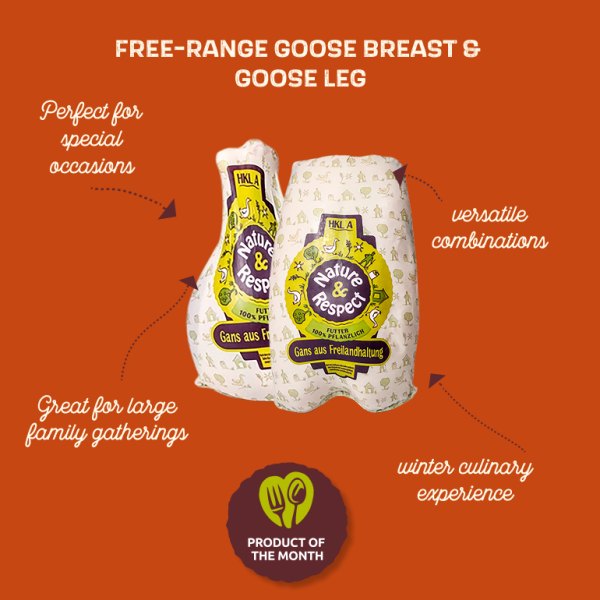 Product of the month Free-range goose breast & goose leg