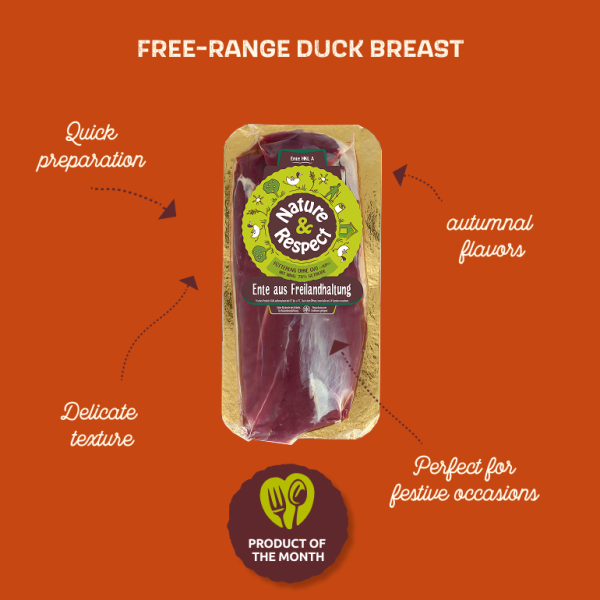 Product of the Month - Nature & Respect Free-Range Duck Fillet