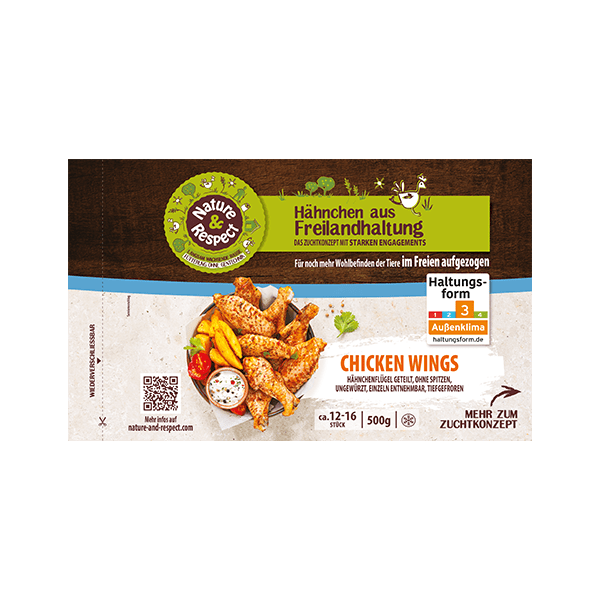 Free-Range Chicken Wings - frozen