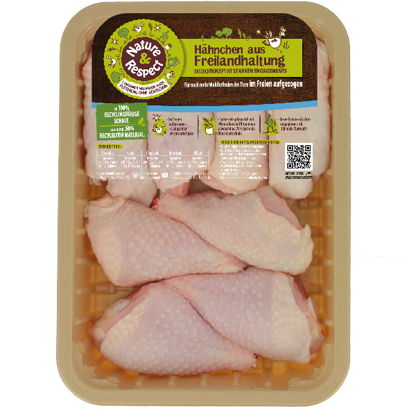 Free-range Chicken Leg Cuts - 4 Thigh + 4 Drumsticks