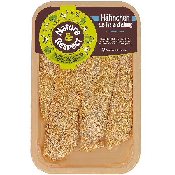 Free-Range Chicken Inner Fillet Breaded & Marinated -Curcuma & Onion