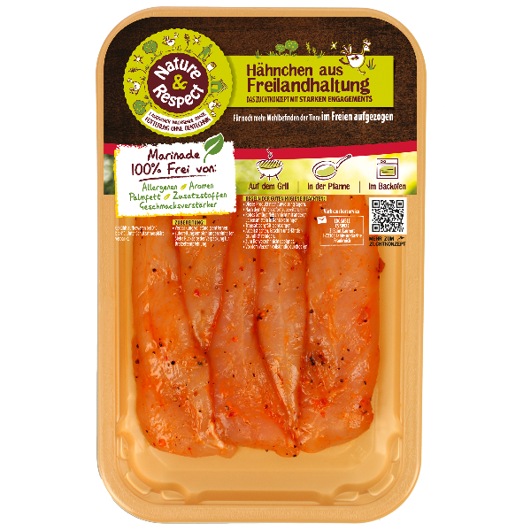 Freiland Hähnchen-Innenfilet – Paprika Chili