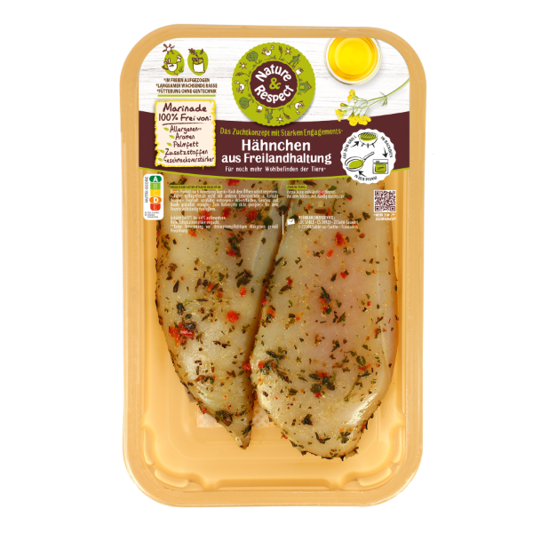Freiland Hähnchen-brustfilet – Zarte Kräuter