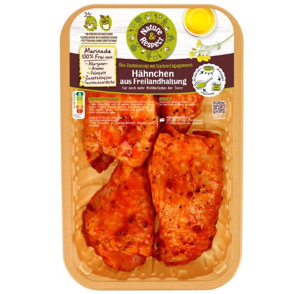 Free-Range Chicken thigh + Free-Range Chicken drumstick - paprika chili