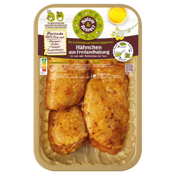 Hähnchen-oberschenkel x2 + Hähnchen-unterschenkel x2 – Paprika Chili