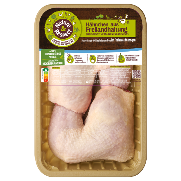 Freiland Hähnchen-schenkel mit Rückenstück