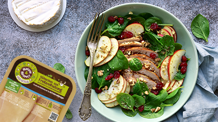 Salade Jardin au Valloire mit Freiland-Hähnchenbrustfilet