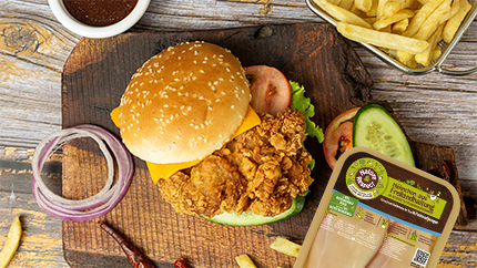 Crispy Chicken Burger mit Freiland-Hähnchen